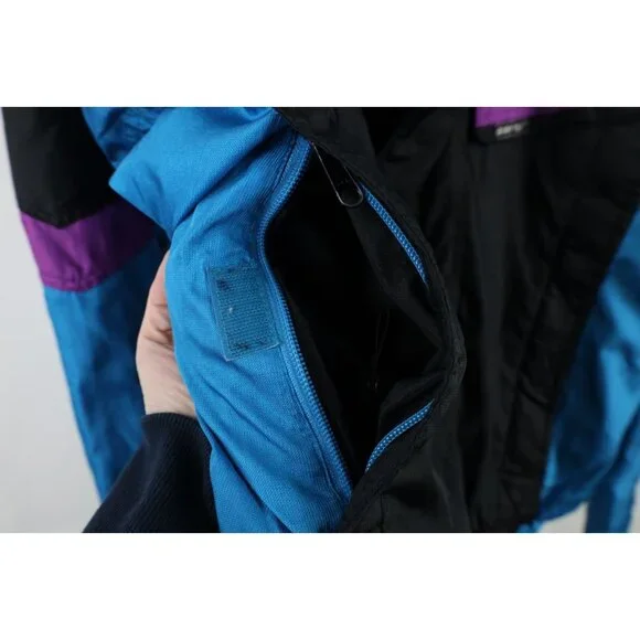 Vintage 80s 90s The North Face Mens Medium Goretex Color Block Waterproof Jacket